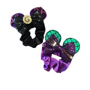 Ariel and Ursula‎ Scrunchie with Mouse Ears